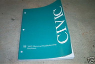 2002 HONDA CIVIC HATCHBACK HATCH BACK Electrical WIRING Diagram Service Manual
