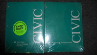 2002 HONDA CIVIC HATCHBACK HATCH BACK Service Shop Repair Manual Set 02
