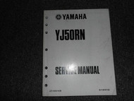 2001 Yamaha YJ50RN Service Shop Repair Manual OEM FACTORY
