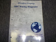 2001 Mercury Villager Van Wiring Electrical Shop Manual