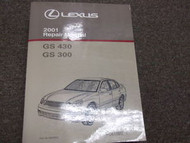 2001 Lexus GS430 GS 430 GS300 Service Shop Manual VOL 1