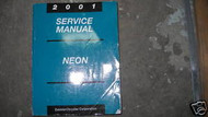 2001 Dodge MOPAR Neon Service Repair Shop Manual OEM