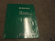 1999 Mazda B-Series 3.0L Engine Truck Service Repair Shop Manual FACTORY OEM 99