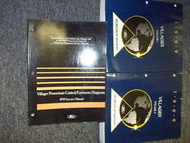 1999 FORD MERCURY VILLAGER Service Shop Repair Manual Set 99 FACTORY DEALERSHIP