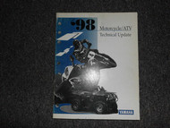 1998 Yamaha Motorcycle ATV Technical Update Service Manual OEM FACTORY