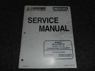 1998 Mercury 20 Jet 20 25 Marathon SeaPro Service Repair Shop Manual FACTORY OEM
