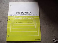 1998 1999 Toyota Yaris Echo Collision Service Manual