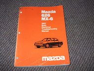 1997 Mazda 626 MX6 Body Electrical Service Repair Shop Manual FACTORY OEM BOOK