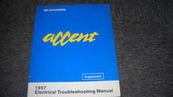 1997 HYUNDAI ACCENT Electrical Service Shop Manual FACTORY OEM SUPP 2ND EDITION