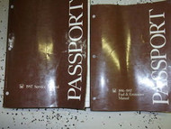 1997 Honda Passport Service Repair Shop Manual 97 SET W FUEL & EMISSIONS BOOK