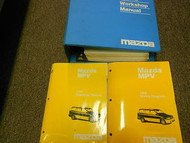 1996 Mazda MPV Van Service Repair Shop Manual SET FACTORY Dealership OEM Books