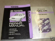 1995 TOYOTA AVALON MODELS Service Repair Shop Manual Set OEM W EWD 2 BOOKS HUGE
