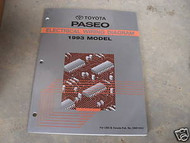 1993 Toyota Paseo Electrical Wiring Diagram Service Shop Repair Manual EWD EVTM