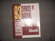 1993 Oldsmobile Olds GM Silhouette Service Repair Shop Workshop Manual OEM
