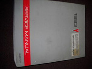 1993 Pontiac Asuna GT SE Service Shop Repair Manual