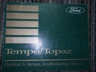 1993 Ford Tempo Wiring & Mercury Topaz Electrical & Vacuum wiring Diagram Manual