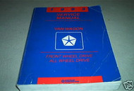 1993 Dodge Ram Van Wagon Service Repair Shop Manual FACTORY OEM BOOK 93