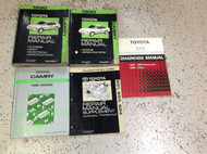 1990 Toyota Camry Service Repair Shop Manual Set W Wiring + Transaxle Books OEM