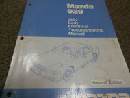 1992 Mazda 929 Body Electrical Wiring Diagram Troubleshooting Service Manual 92