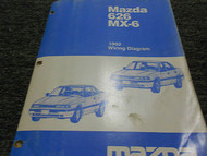1992 Mazda 626 MX-6 MX6 Electrical Wiring Diagram Service Repair Shop Manual OEM
