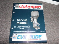 1992 Johnson Evinrude Outboards 150 175 HP Service Manual OEM Boat 508146