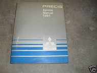 1991 MITSUBISHI Precis Service Repair Shop Manual FACTORY OEM BOOK 91 DEALERSHIP