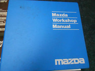 1991 Mazda MPV VAN Service Shop Repair Manual SET 91 FACTORY BOOKS DEALERSHIP 91