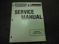 Mercury Mariner Outboards Service Manual Binder 70 80 90 75 3 CYL OEM 90-13645