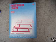 1990 Nissan Van Service Repair Shop Manual OEM FACTORY Book 90