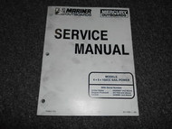 1990 Mercury Mariner Outboards 4 5 102CC Sail Power Service Manual STAINED OEM