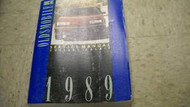 1989 Oldsmobile Calais Service Shop Repair Manual OEM