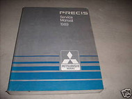 1989 MITSUBISHI Precis Service Repair Shop Manual FACTORY OEM BOOK 89 DEALERSHIP