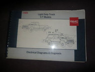 1989 GMC S/T TRUCK Wiring Electrical Service Manual OEM