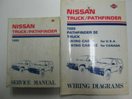 1989 Nissan Truck Pathfinder Service Repair Shop Manual SET Factory OEM USED 89