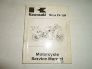 2002 Kawasaki Ninja ZX-12R Motorcycle Service Repair Shop Workshop Manual NEW