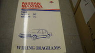 1988 Nissan Maxima Sedan SE Wagon GL Wiring Diagram Service Manual