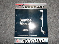 1988 Johnson Evinrude Electric Outboard Service Manual OEM Boat 507658