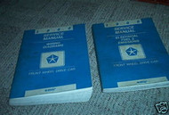 1988 Chrysler Front Wheel Drive Car Service Manual Set