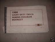 1988 Chevrolet Chevy Light Duty Truck Service Manual 88