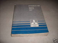 1987 MITSUBISHI Precis Service Repair Shop Manual FACTORY OEM BOOK 87 DEALERSHIP