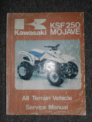 1987 Kawasaki KSF250 MOJAVE ATV Service Repair Shop Manual OEM WORN FADED COVER