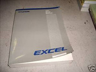 1987 Hyundai Excel Service Repair Shop Manual FACTORY OEM BOOK HYUNDAI HUGE