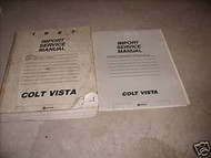 1987 Dodge Colt Vista Service Repair Shop Manual Set