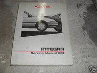1987 Acura Integra Service Shop Repair Manual Factory OEM 87