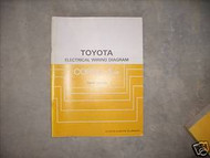 1986 Toyota Corolla FF Electrical Service Shop Manual