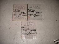 1986 Oldsmobile TORONADO Service Shop Repair Manual Set FACTORY DEALERSHIP OEM