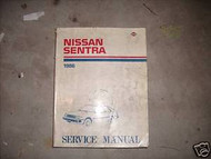 1986 Nissan Sentra Service Repair Shop Manual Factory Book OEM 86