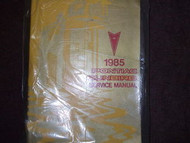 1985 85 PONTIAC SUNBIRD Service Repair Shop Manual OEM GM DEALERSHIP HUGE BOOK