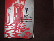 1985 Pontiac Firebird Trans Am Service Shop Manual OEM