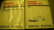 1985 Nissan Pulsar Service Repair Shop Manual Set Factory OEM 85